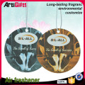 Wholesale hanging designer fragrance car air freshener